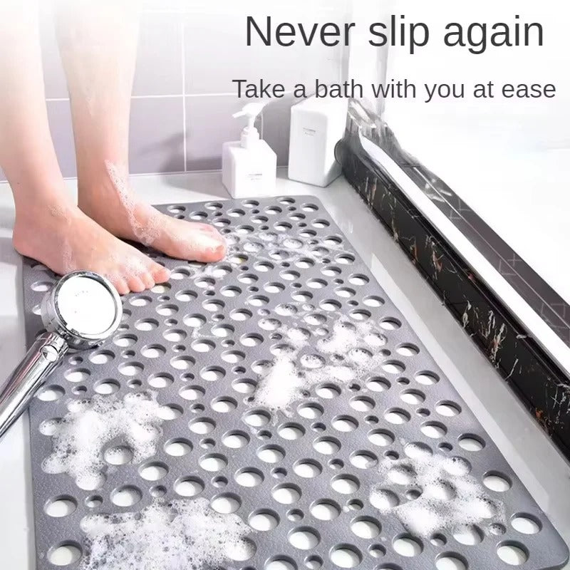 Anti-Mold Shower Mat with Non-Slip Extra-Porous TPE Design