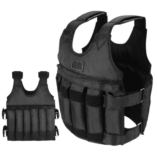 Exercise Training Vest with Weight-Ready Adjustable Design