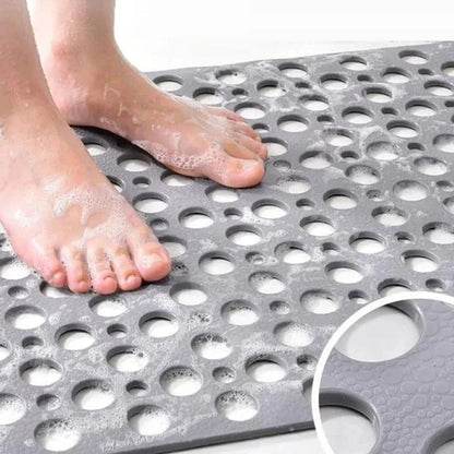 Slip Resistant Shower Mat with Antibacterial Textured Surface