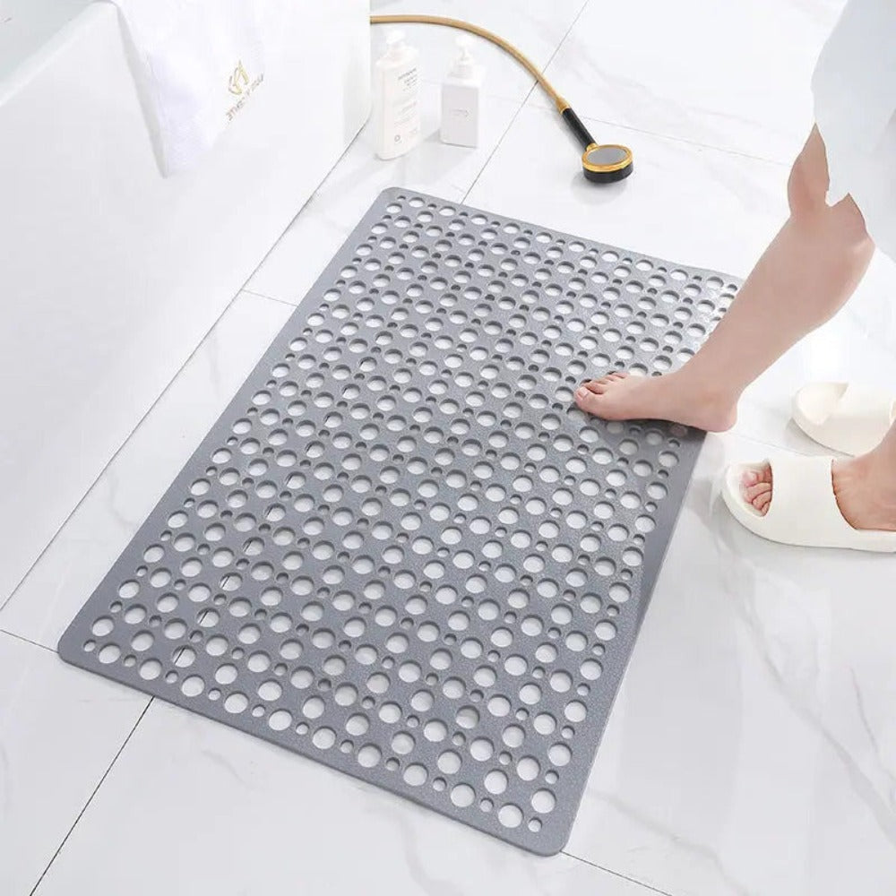 Slip Resistant Shower Mat with Antibacterial Textured Surface
