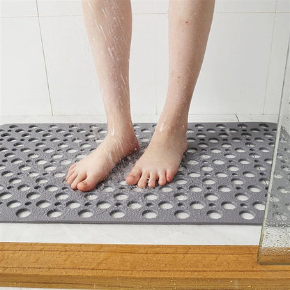 Slip Resistant Shower Mat with Antibacterial Textured Surface
