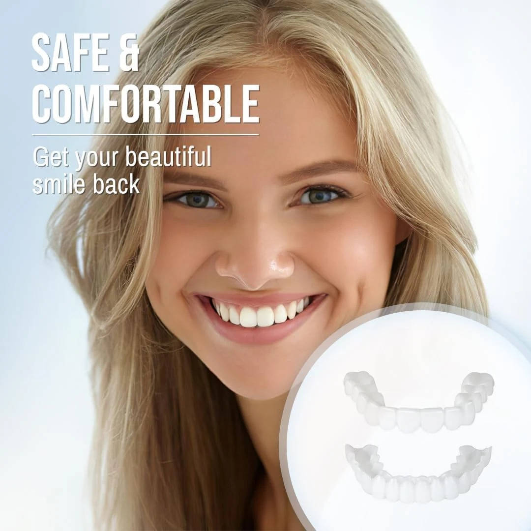 Reusable Temporary Smile Veneer Top and Bottom Set