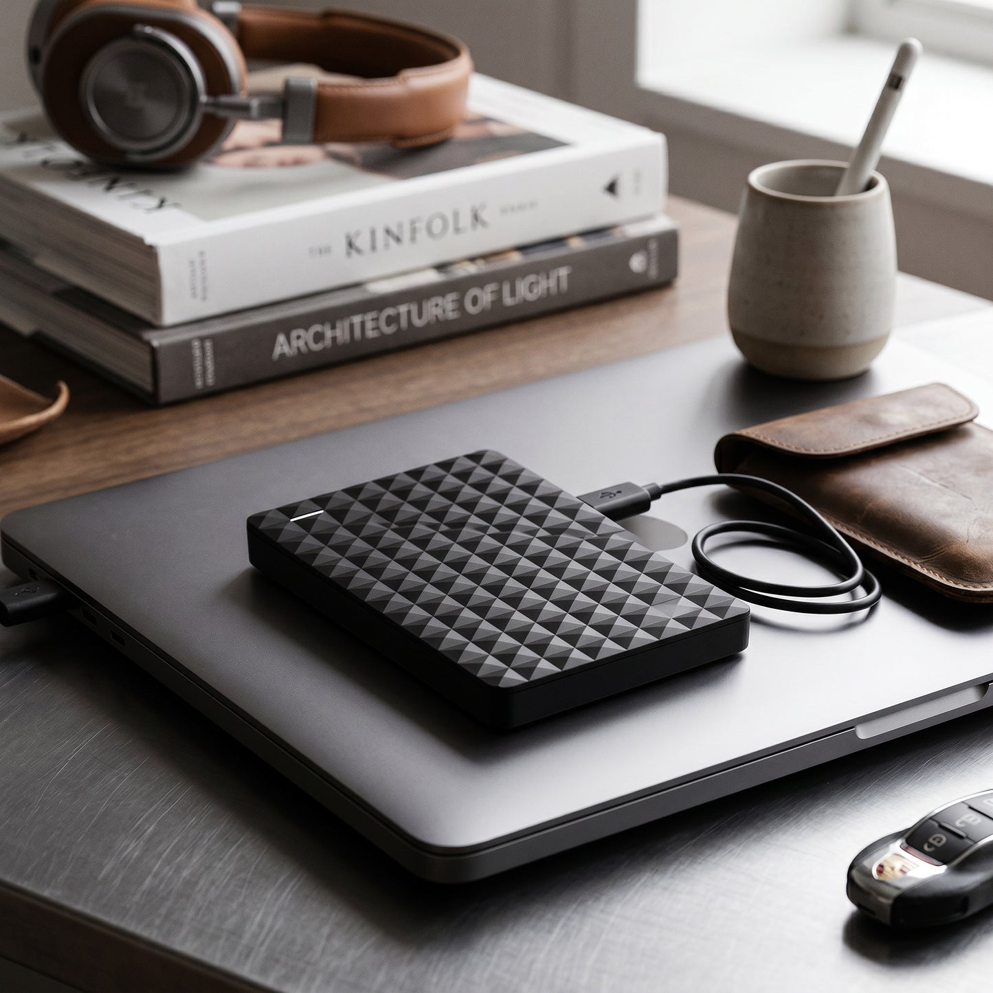 64GB External Hard Drive with USB 3.0 and Backup Software for Windows