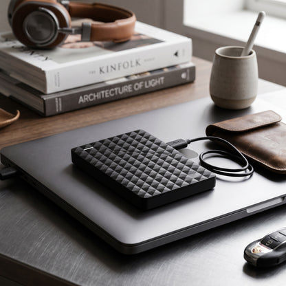 64GB External Hard Drive with USB 3.0 and Backup Software for Windows