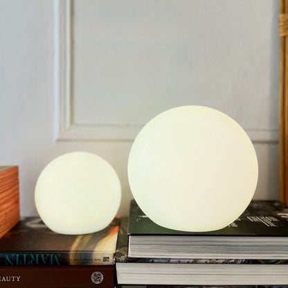 Color Changing LED Orb Lamp with Remote Control and 10-Hour Battery Life