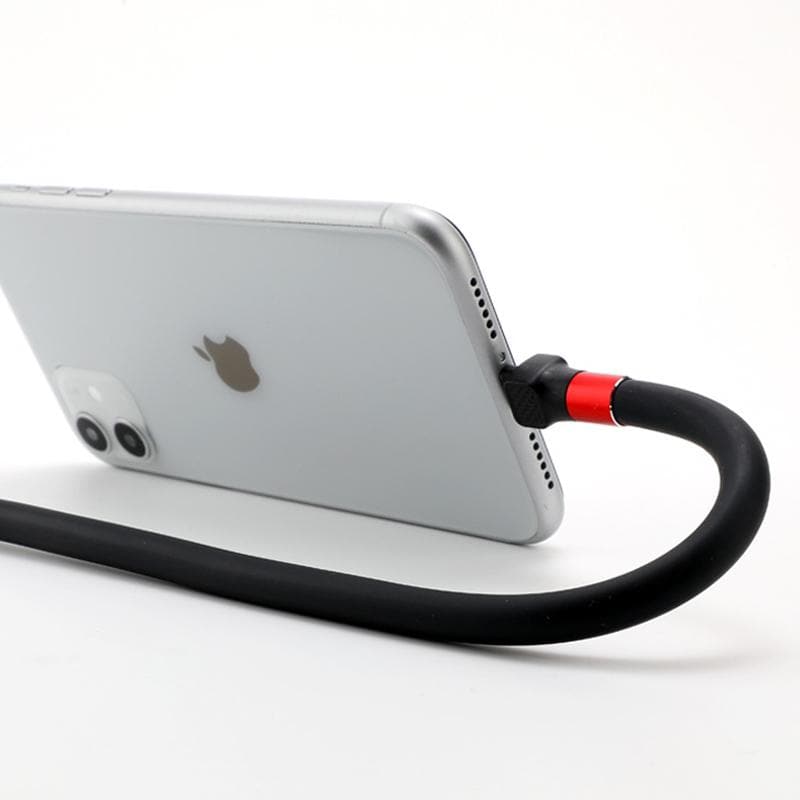 Universal Phone Holder with Integrated Cable Management