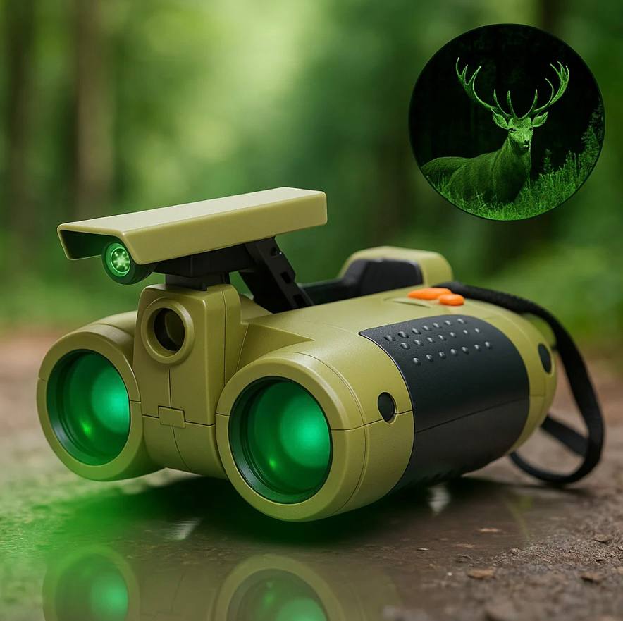 Kids Night Vision Binoculars for Day and Night Outdoor Exploration