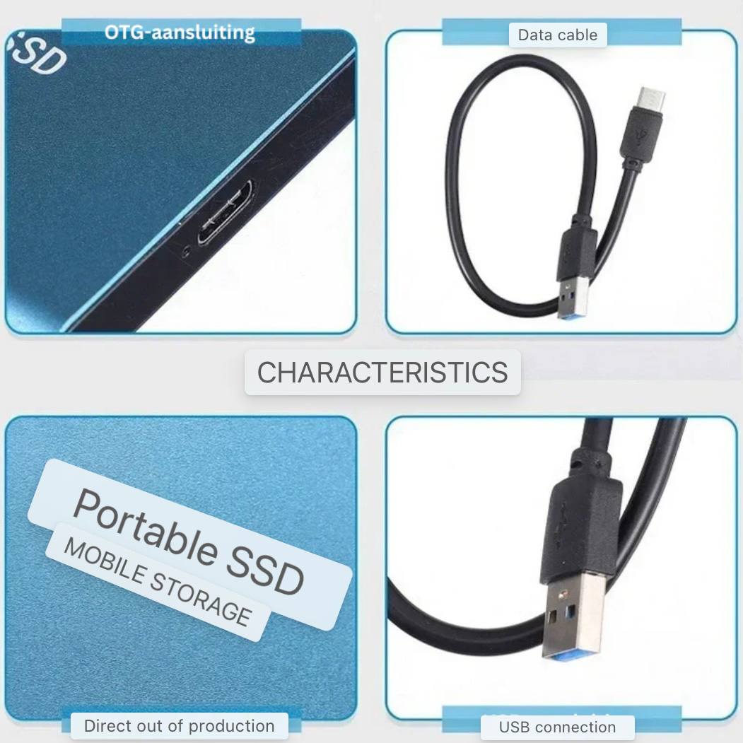 External SSD 128TB Ultra Fast Compact Reliable Storage