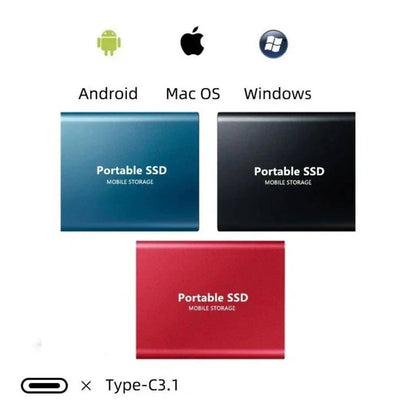 External SSD 128TB Ultra Fast Compact Reliable Storage