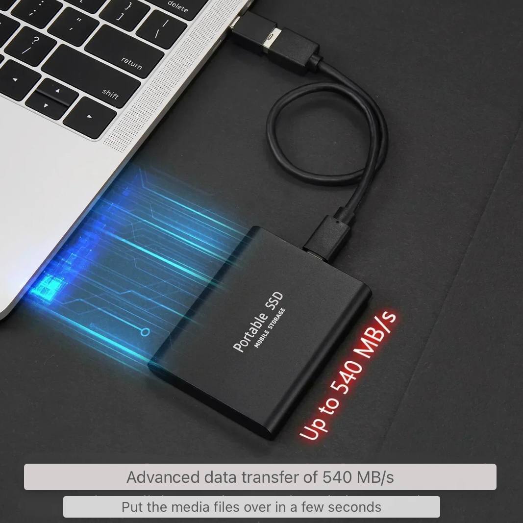External SSD 128TB Ultra Fast Compact Reliable Storage