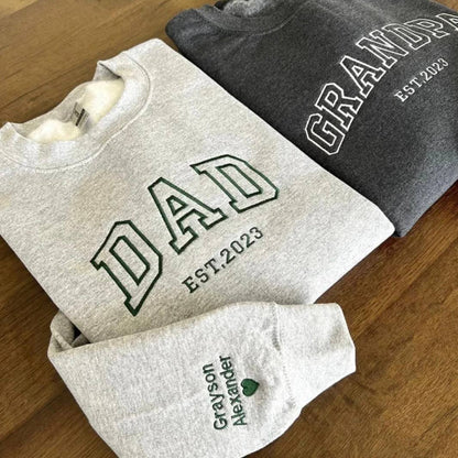 Personalized Family Name Embroidered Hoodie