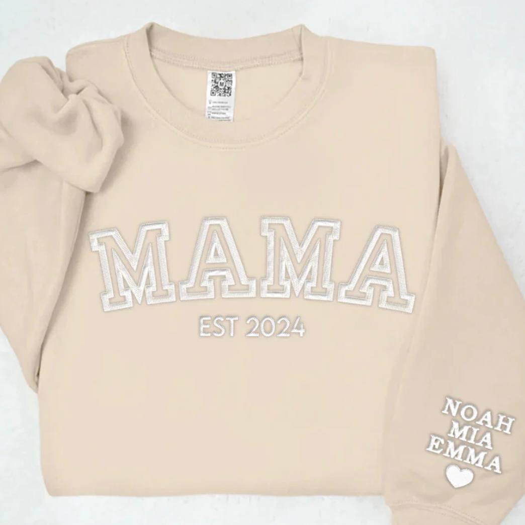 Personalized Family Name Embroidered Hoodie
