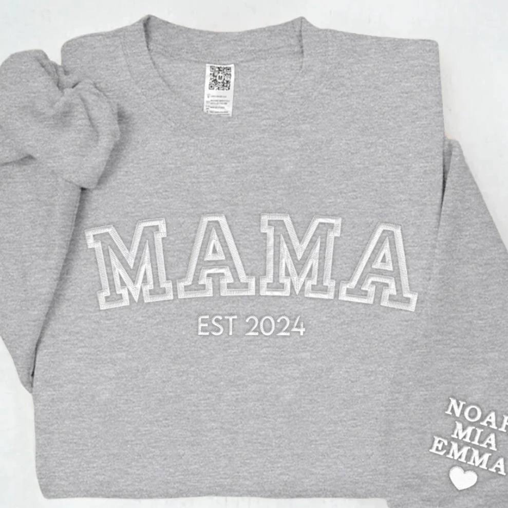 Personalized Family Name Embroidered Hoodie