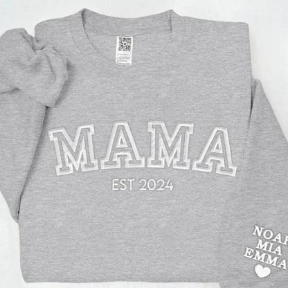 Personalized Family Name Embroidered Hoodie