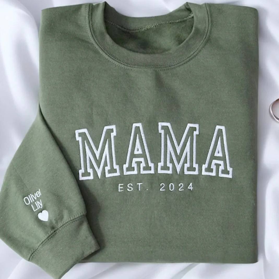 Personalized Family Name Embroidered Hoodie