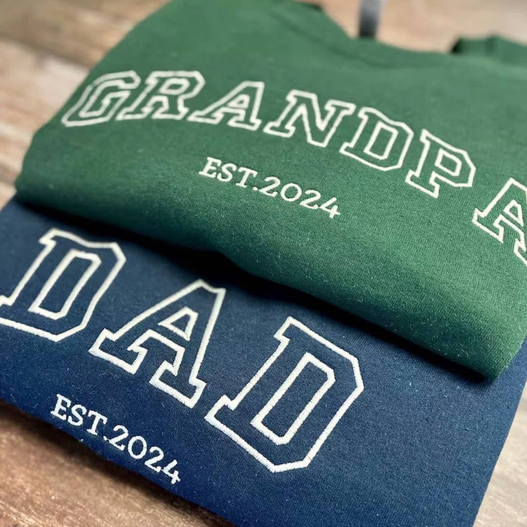Personalized Family Name Embroidered Hoodie
