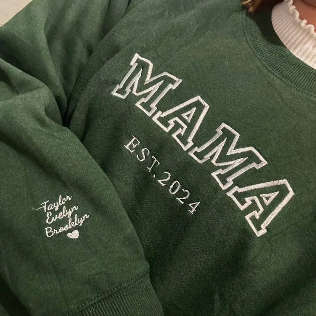 Personalized Family Name Embroidered Hoodie