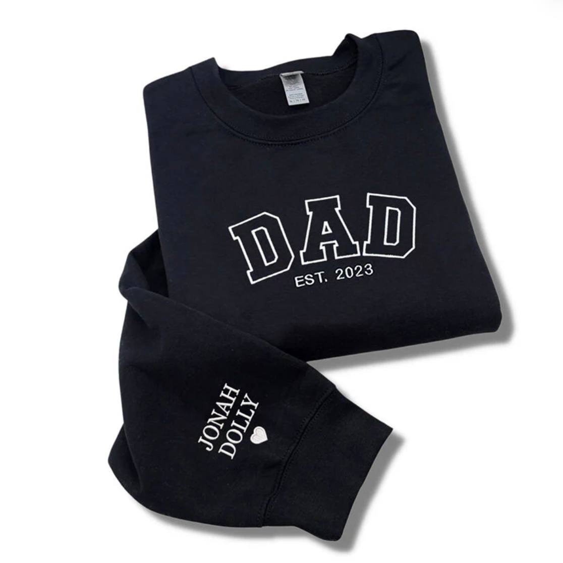 Personalized Family Name Embroidered Hoodie