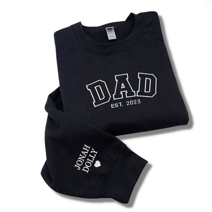 Personalized Family Name Embroidered Hoodie