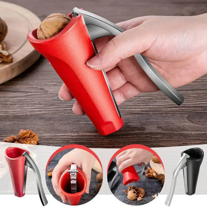 Nutcracker with Lever Mechanism, Stable, Efficient and Effortless Nut Cracking