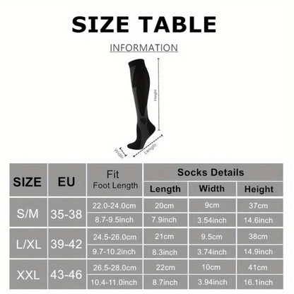 Women's Compression Socks for Running and Sports, Breathable Support and Recovery