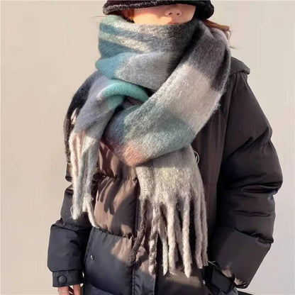 Women's Cashmere Scarf, Soft Multicolor Scarf for Warmth and Style