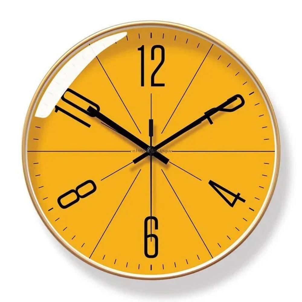 Minimalist Wall Clock, Silent Quartz Design for Modern Interiors