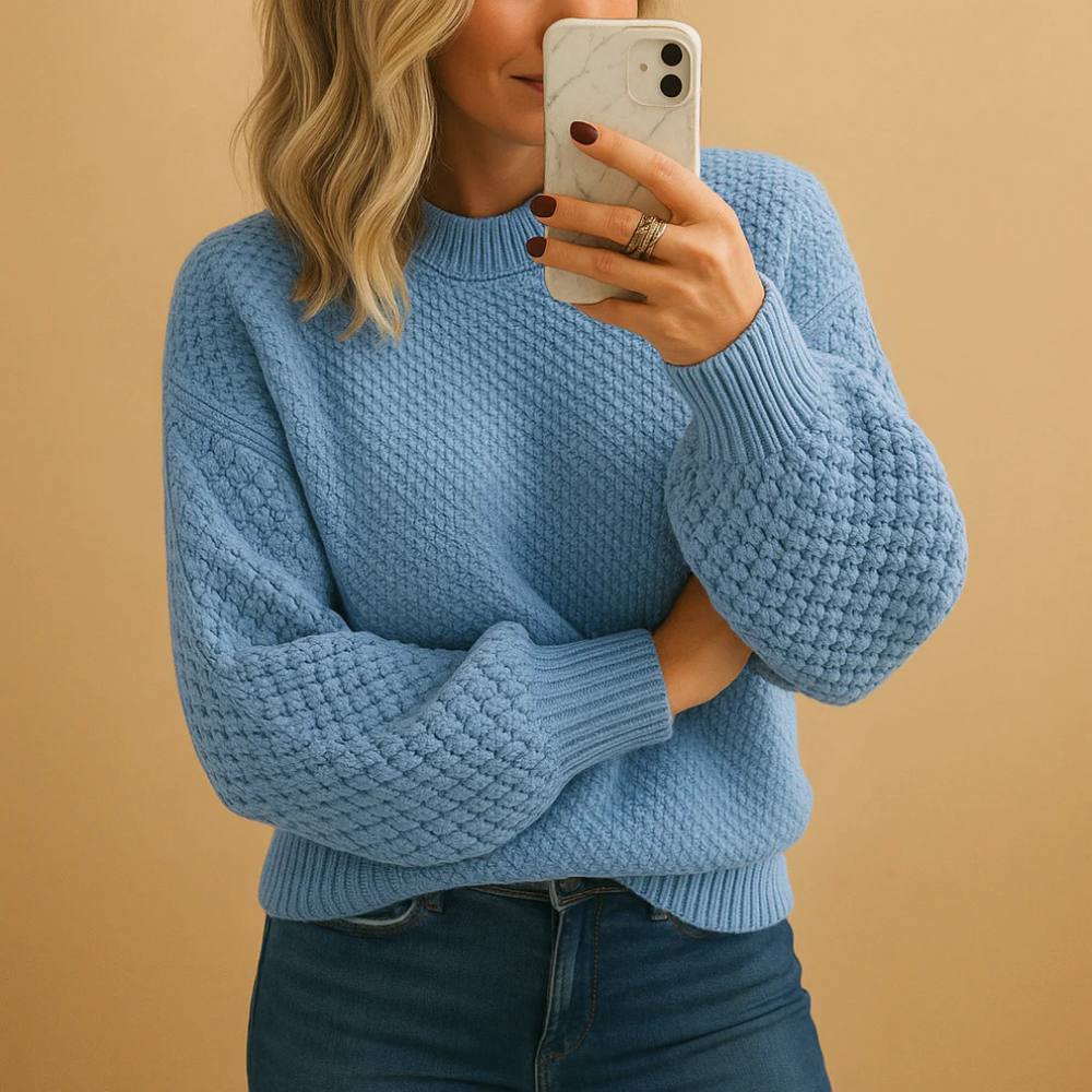 Women's Knitted Sweater, Warm Comfortable Fit for Fall and Winter