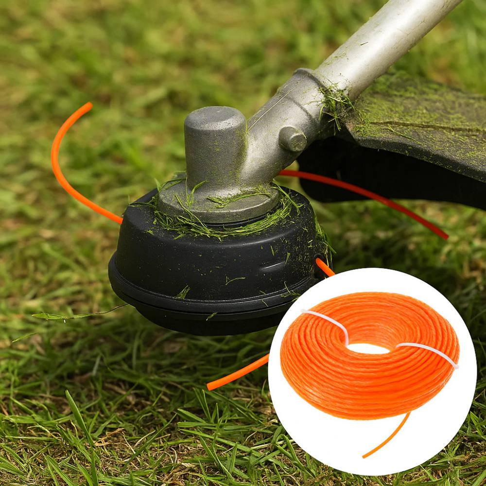 Nylon Twisted Trimmer Line for Garden Maintenance, High Durability