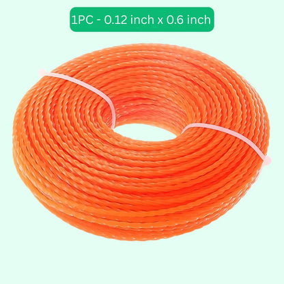 Nylon Twisted Trimmer Line for Garden Maintenance, High Durability