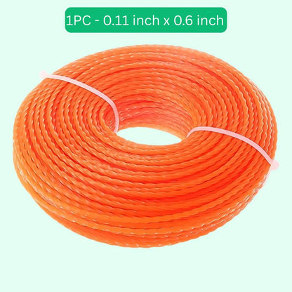 Nylon Twisted Trimmer Line for Garden Maintenance, High Durability