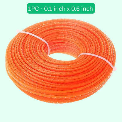 Nylon Twisted Trimmer Line for Garden Maintenance, High Durability