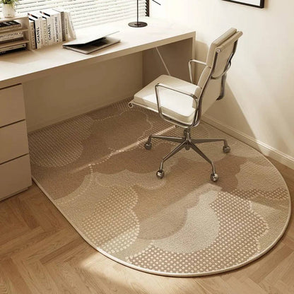 Office Chair Floor Mat, Stylish Non-Slip Protective Mat for Hard Floors and Carpets
