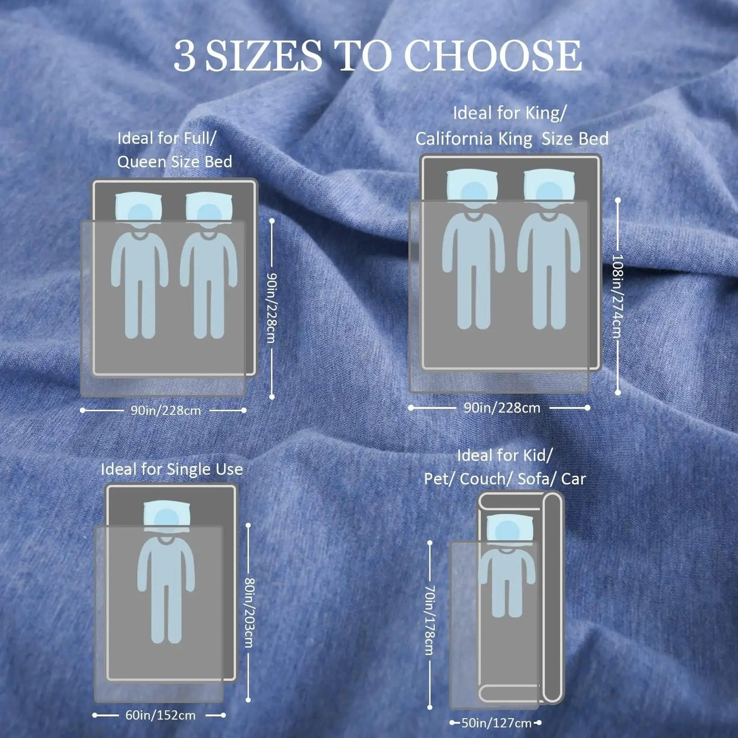 Breathable Lightweight Summer Blanket with Cool-Touch Technology for Warm Nights