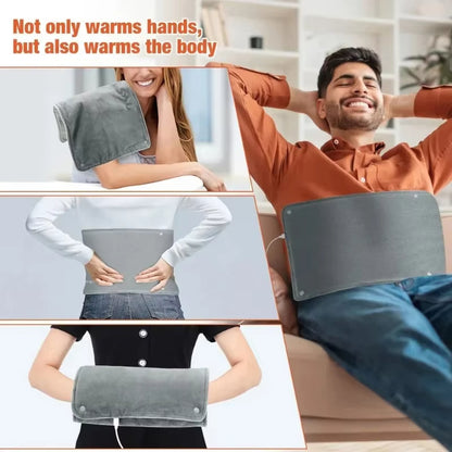 Machine Washable Microplush USB Heating Mat for Back Pain and Cramp Relief