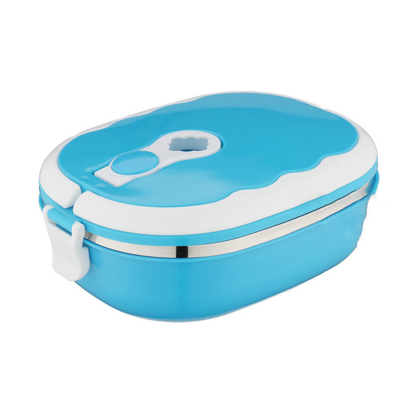 Stainless Steel Insulated Lunch Box with Thermal Food Warmer for Students