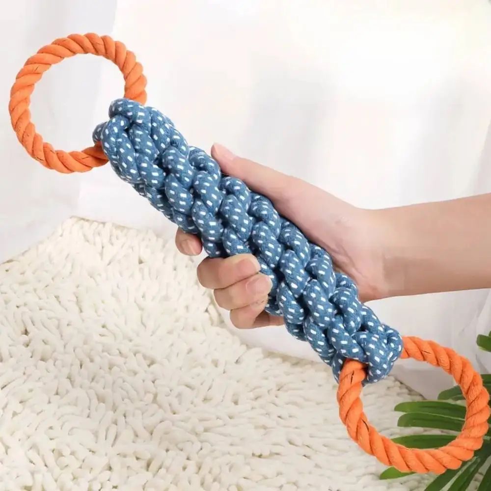 Heavy Duty Braided Rope Chew Toy for Medium and Large Dogs