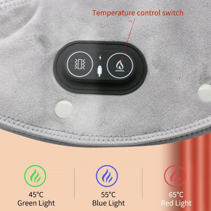 Electric USB Heated Wrap for Neck and Shoulder Pain Relief with 3 Temperature Levels