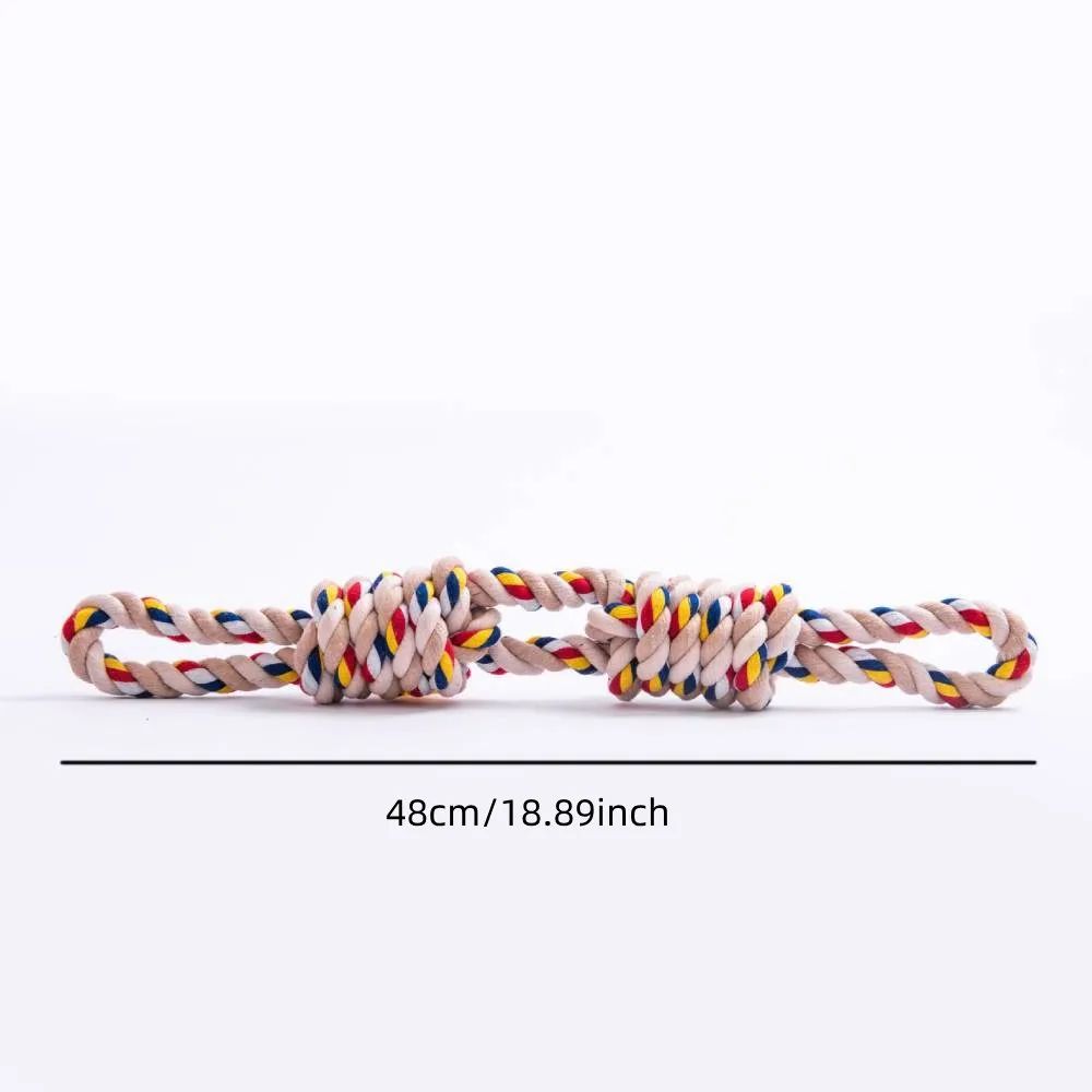 Heavy Duty Braided Rope Chew Toy for Medium and Large Dogs