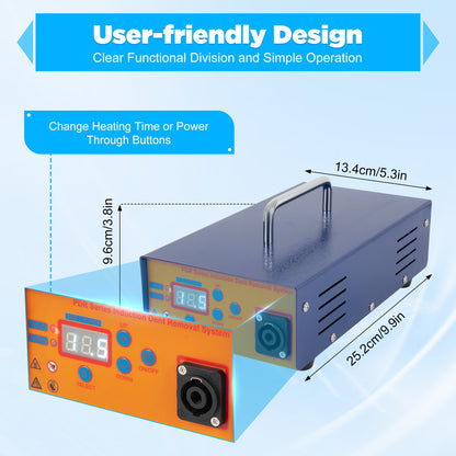 1380W Digital Magnetic Induction Heater for Professional Paintless Car Dent Removal