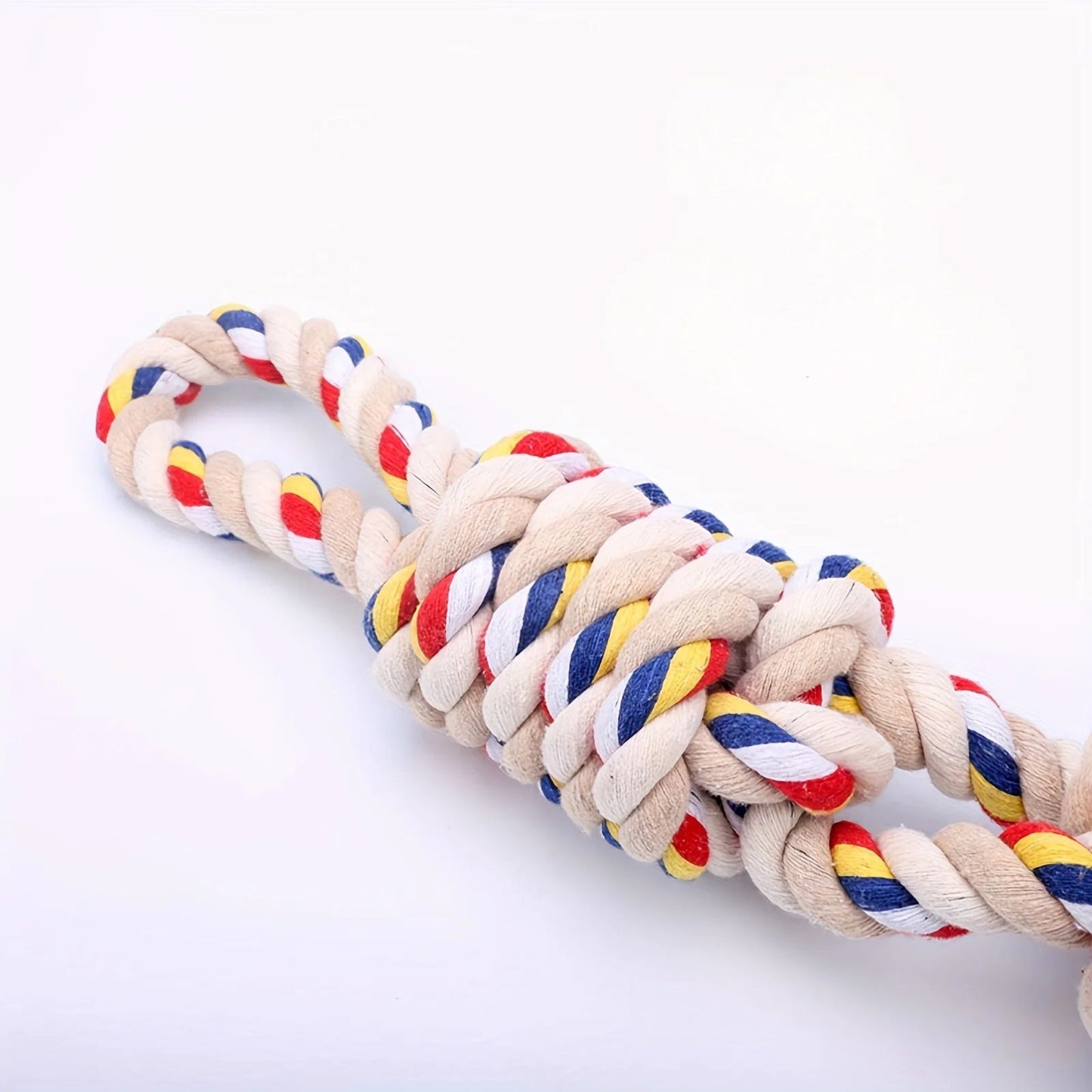 Heavy Duty Braided Rope Chew Toy for Medium and Large Dogs