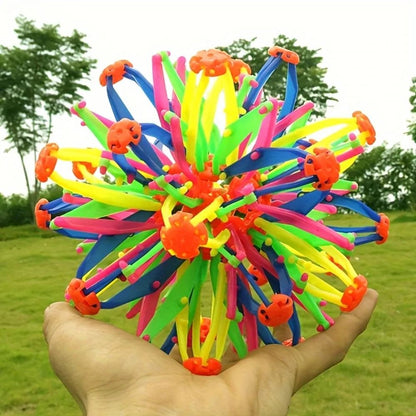 Collapsible Sensory Expansion Sphere for Mindfulness and Calming Practice