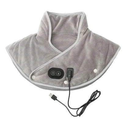 Electric USB Heated Wrap for Neck and Shoulder Pain Relief with 3 Temperature Levels