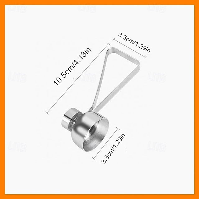 Stainless Steel Egg Shell Cutter Tool for Soft Boiled and Century Eggs in Home Kitchen