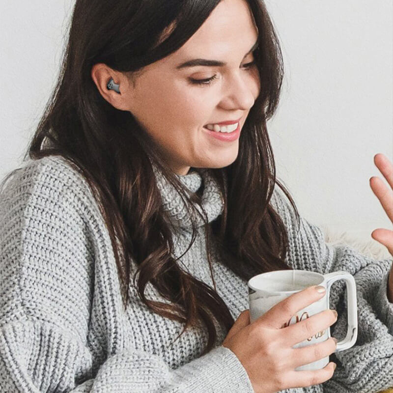 Wireless Sleep Earbuds with Ergonomic Design and Charging Case, IPX5 Moisture Protection